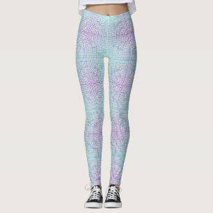 Leggings Cadre déformé 01,w BG blanc