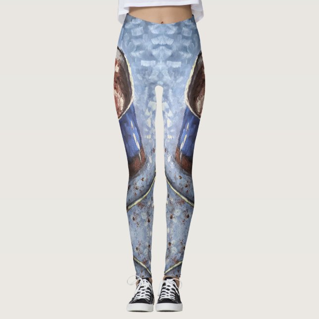 Leggings Café Chocolat Chaud Morning Hauteur de l'humeur (Devant)