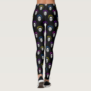 Leggings Calavera Skuls Pop Art Style
