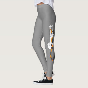 Leggings Calico Cat Accroché  Amoureux des chats amusante