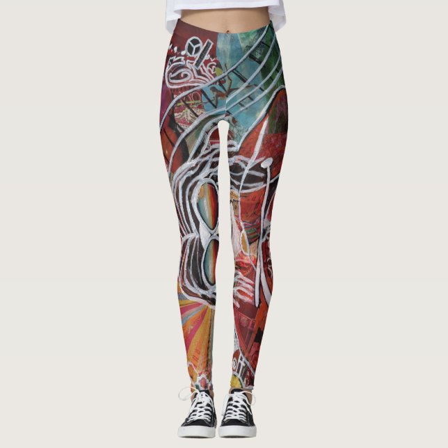 Leggings California Dreamin'- Janis Joplin Inspiré Leging (Devant)