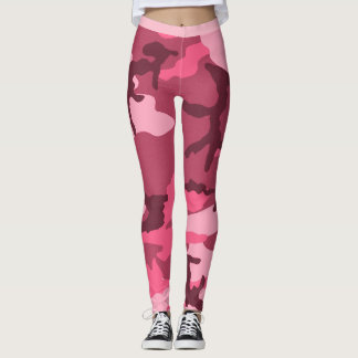Leggings Caméra urbain rose