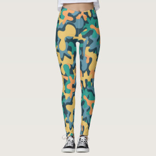 Leggings Camo à signature arc-en-ciel muet