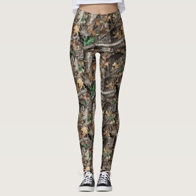 Leggings Camo des arbres de la forêt de chasseurs #1 Leggin (Devant)