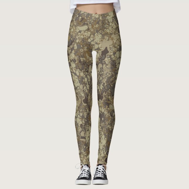 LEGGINGS "CAMO MONTAGNE DU DÉSERT" (Devant)