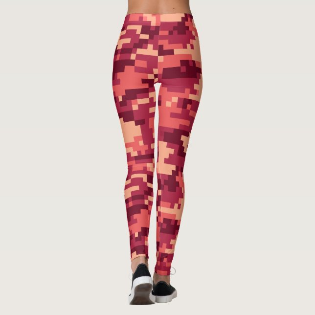 LEGGINGS CAMO NUMÉRIQUE DÉSERT MARTIAN / CAMOUFLAGE (Dos)