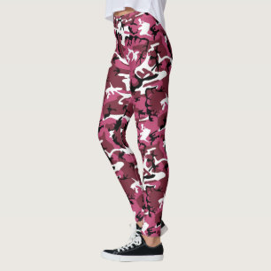 Leggings Camo rose