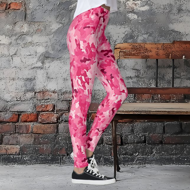 Leggings Camo rose (Pink Camo Breast Cancer Awareness Leggings)