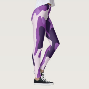 Leggings Camo violet PixDezines