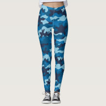 Camouflage bleu