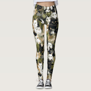 Leggings Camouflage chats mignons