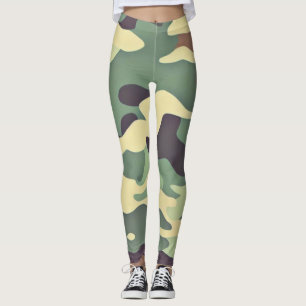 Leggings Camouflage classique en bois
