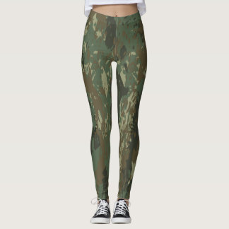 Leggings camouflage militaire