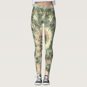 Leggings Camouflage militaire coloré