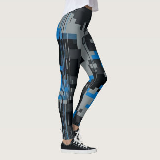 Leggings camouflage numérique à pannes - Gi cyberp