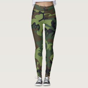 Leggings camouflage personnalisés
