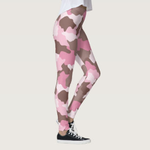 Leggings Camouflage rose