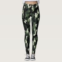 Camouflage vert Motif Chat