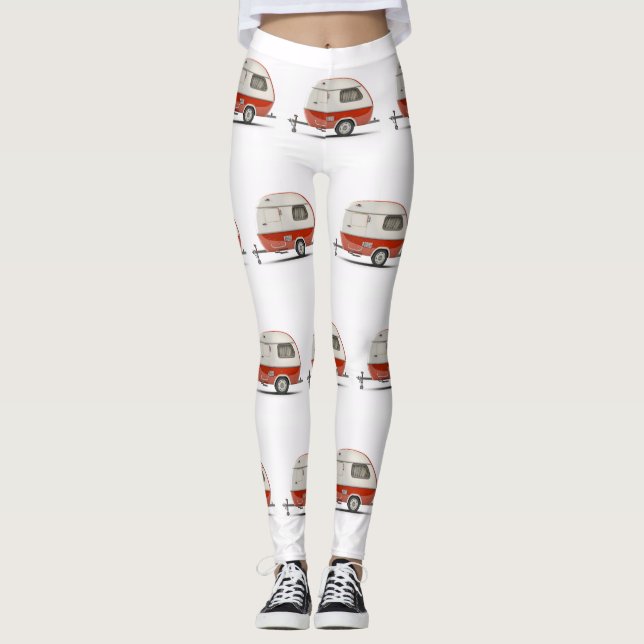 Leggings Camper Teardrop Classic Retro Thunder_Cove (Devant)