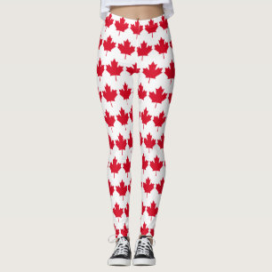 Leggings Canada Maple Leaf Patriotique Gratuit Non À Vendre