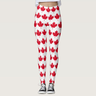 Leggings Canada Maple Leaf Patriotique Gratuit Non À Vendre