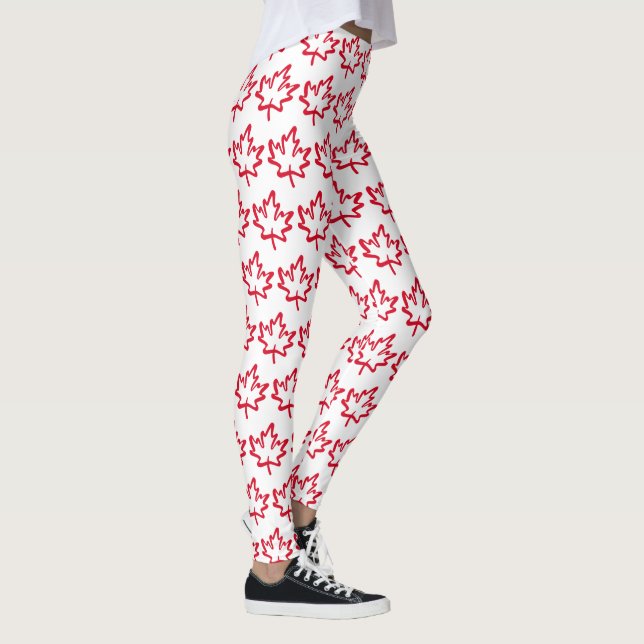 Leggings Canada Maple Leaf Patriotique Gratuit Non À Vendre (Droite)