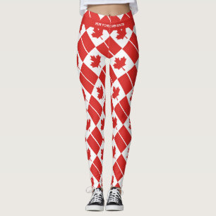 Leggings CANADA Texte personnalisé EXÉCUTEZ VOTRE PROPRE dr