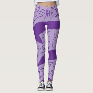 Leggings Canicule violette