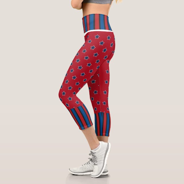 Leggings Capri 4 juillet Capris haut taille (Gauche)