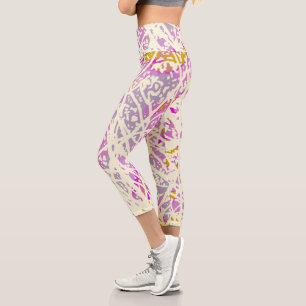 Leggings Capri Abstrait