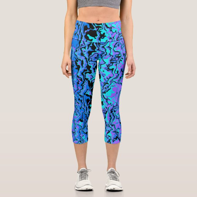 Leggings Capri Abstrait  (Recto)