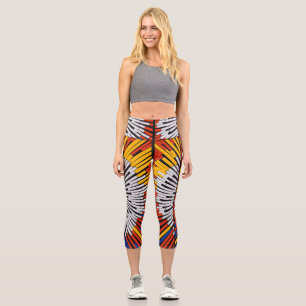 Leggings Capri Abstrait dans la bande : démarrage