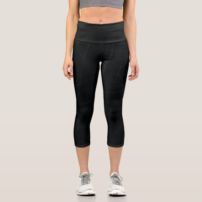 Leggings Capri Acceptation | Texture Abstraite foncée (Recto)