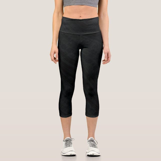 Leggings Capri Acceptation | Texture occulte foncée (Recto)