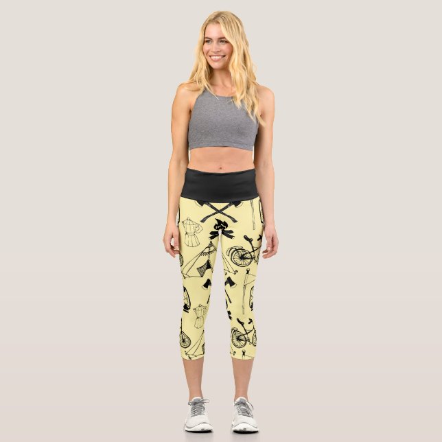 Leggings Capri Allons camper (Recto)