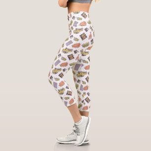 Leggings Capri AMIS™   Motif d'icône Poka Dot