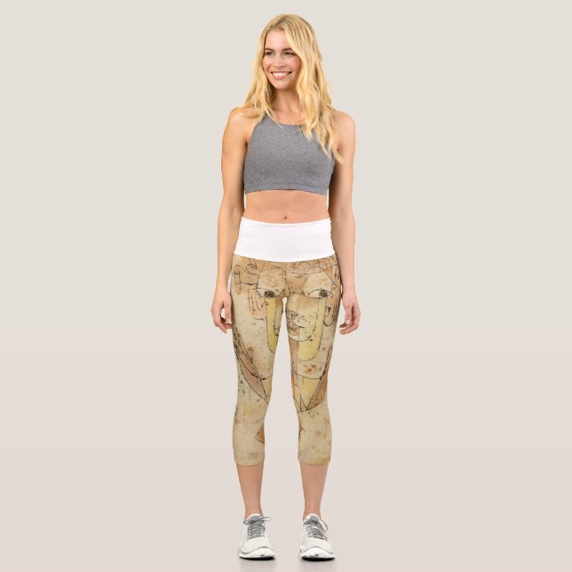 Leggings Capri Angelus Novus par Paul Klee (Recto)