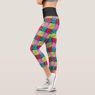 Leggings Capri Animaniacs Warner Siblings Pop Art Graphic