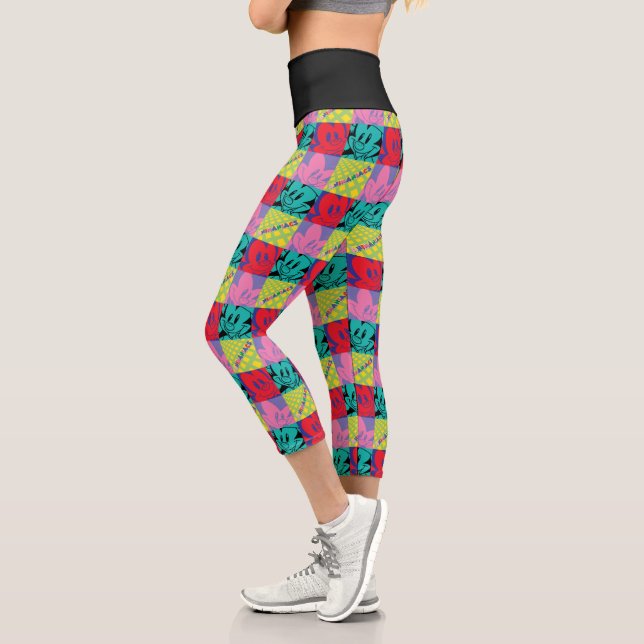 Leggings Capri Animaniacs | Warner Siblings Pop Art Graphic (Gauche)
