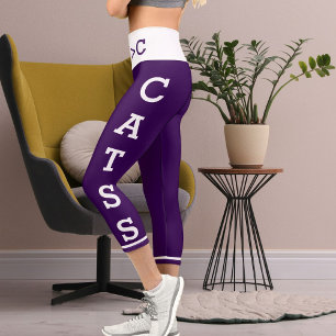 Leggings Capri Animaux de compagnie personnalisés Mamas Chats Cap