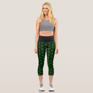 Leggings Capri Arbre Celtique Vert De Vie