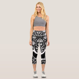 Leggings Capri Arbre de magnolia ornemental