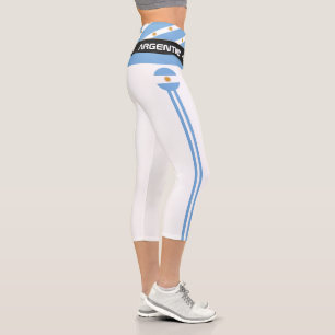 Leggings Capri Argentine & Argentine Drapeau mode, Fitness, Sport
