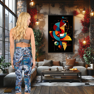 Leggings Capri Art graffiti bleu frais - Conception artistique dy