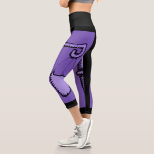 Leggings Capri Astrologie Zodiac Libra Symbole Anniversaire HWCL