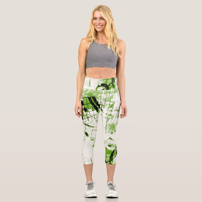 Leggings Capri Atmosphère musicale 7 (Recto)