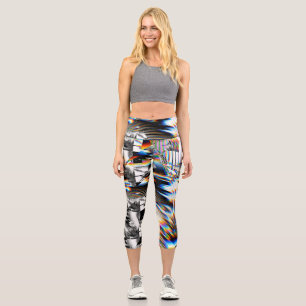 Leggings Capri Attaque arc-en-ciel
