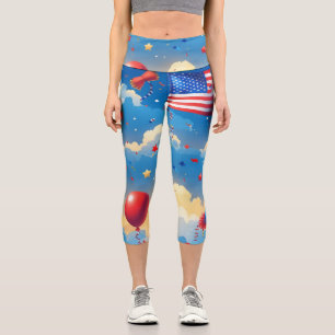 Leggings Capri Au-dessus des nuages