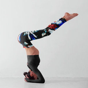 Leggings Capri Aztec Abstrait