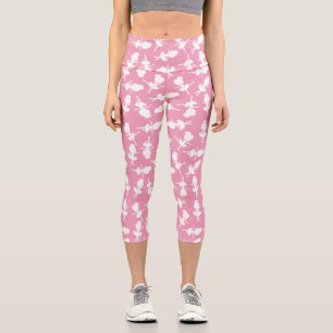 Leggings Capri Ballerina Motif, Ballet Girls, Ballet Dance